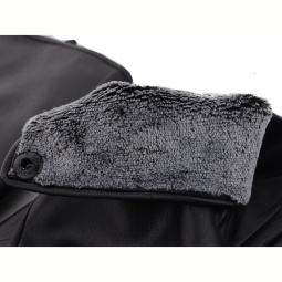 Перчатки RuBi R201М кожзам-махра black
