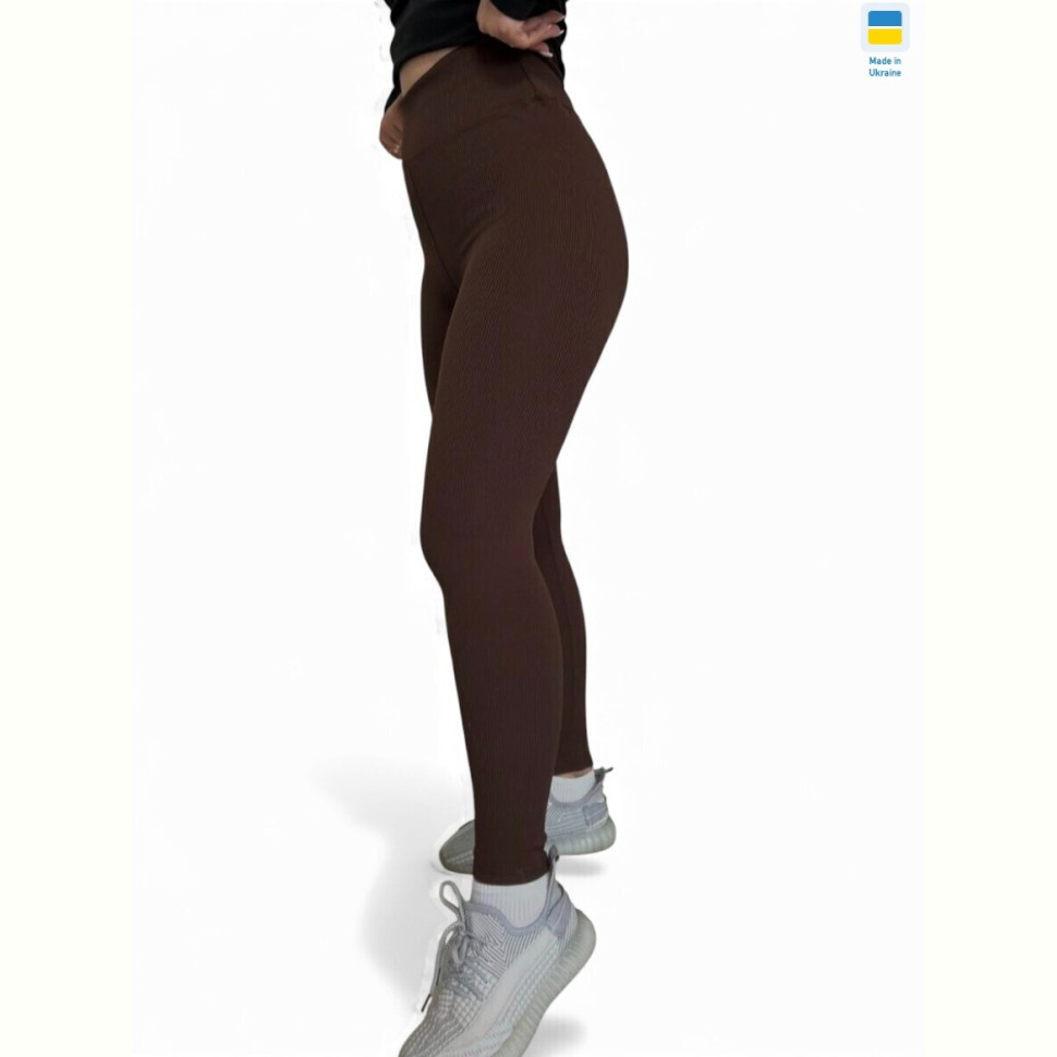 Лосины Sport style 70225 коричневий