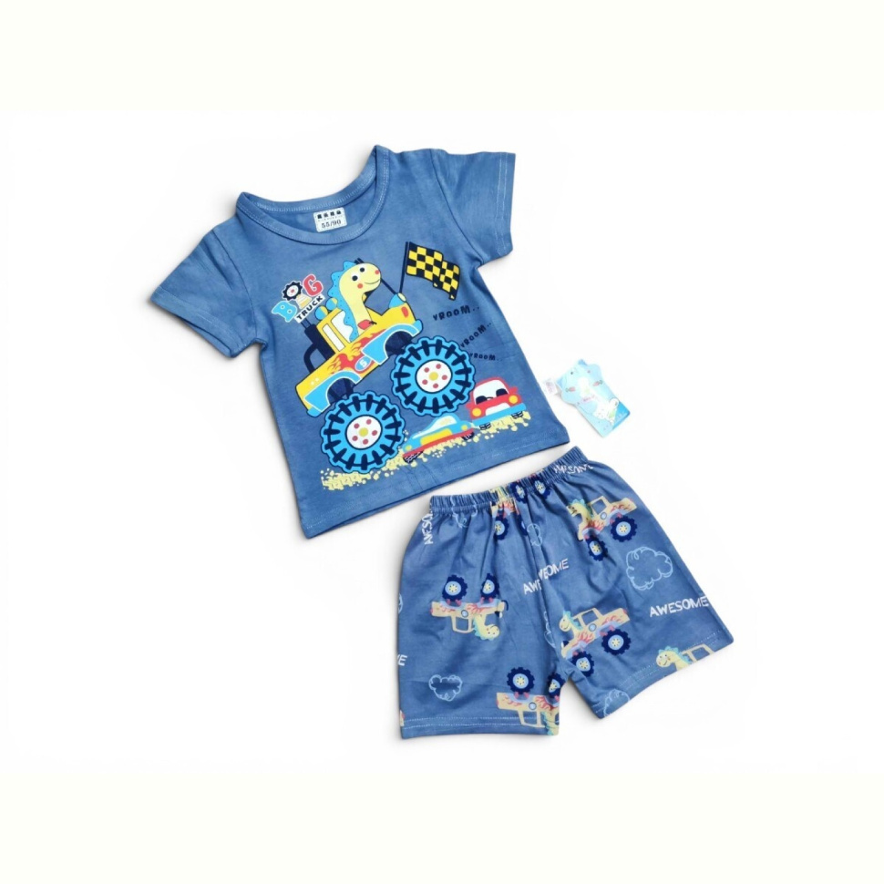 Костюм Kids-modnik 261920 комплект футболка-шорти т.синьо-т.синій