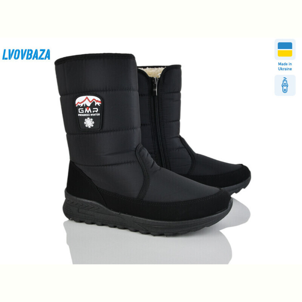 Дутики Lvovbaza 4335 чорний