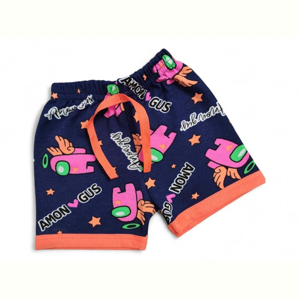 Шорты Kids-modnik 4838-1 синьо-помаранчевий
