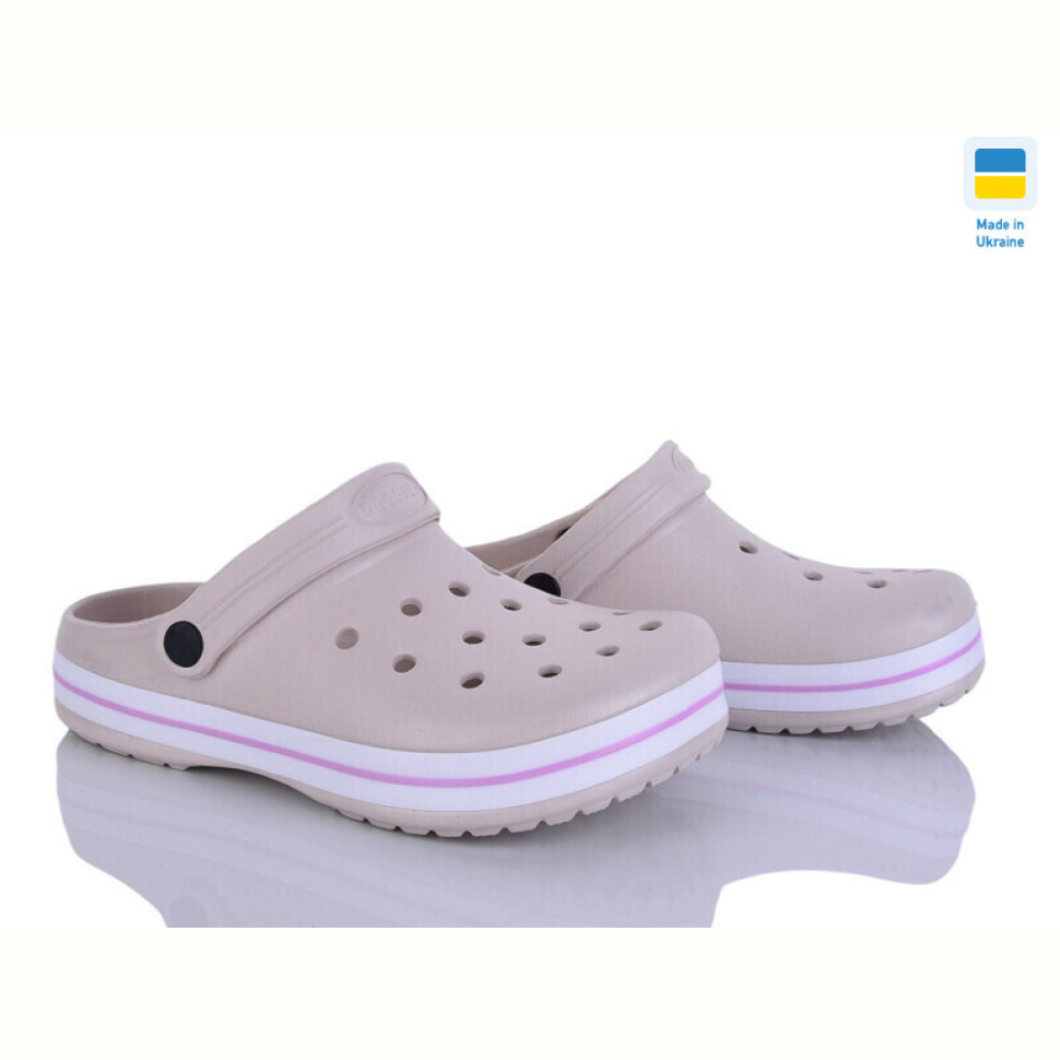 Кроксы Golden Lion 324 бежевий