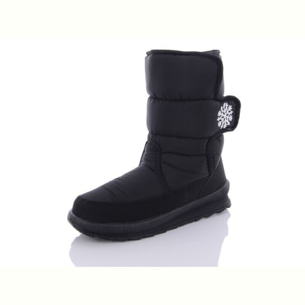 Дутики Selena 112-8снеж. чор.ч/п