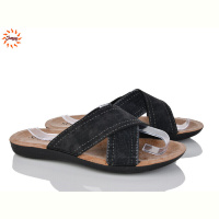 Шлепки Jumay SP джинс комбі чорний