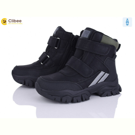 Ботинки Clibee HC383 black-army-green
