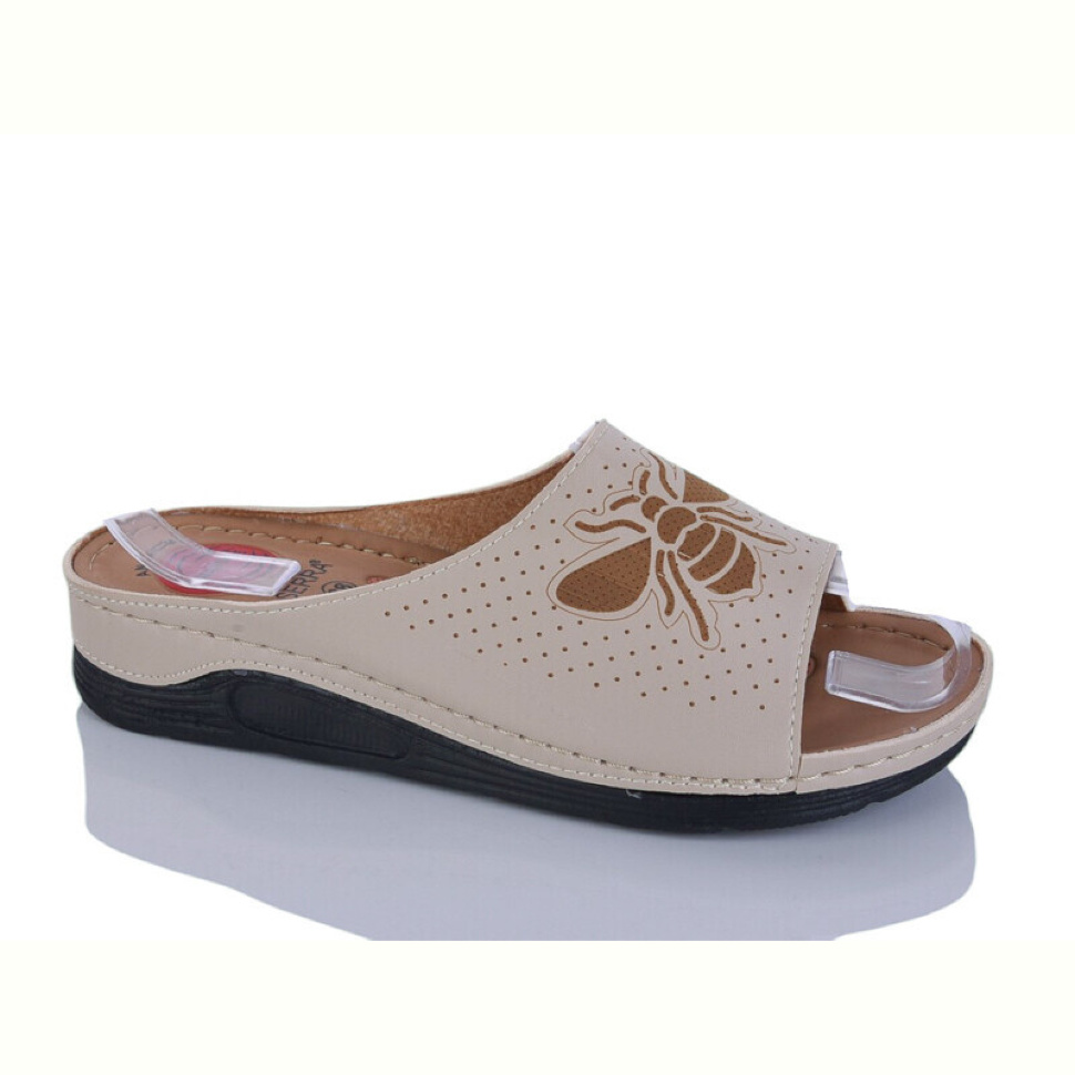 Шлепки DeMur 63001-1 beige