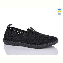 Слипоны DeMur N526 чорний
