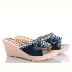 Шлепки Makers Shoes Джинс буквы