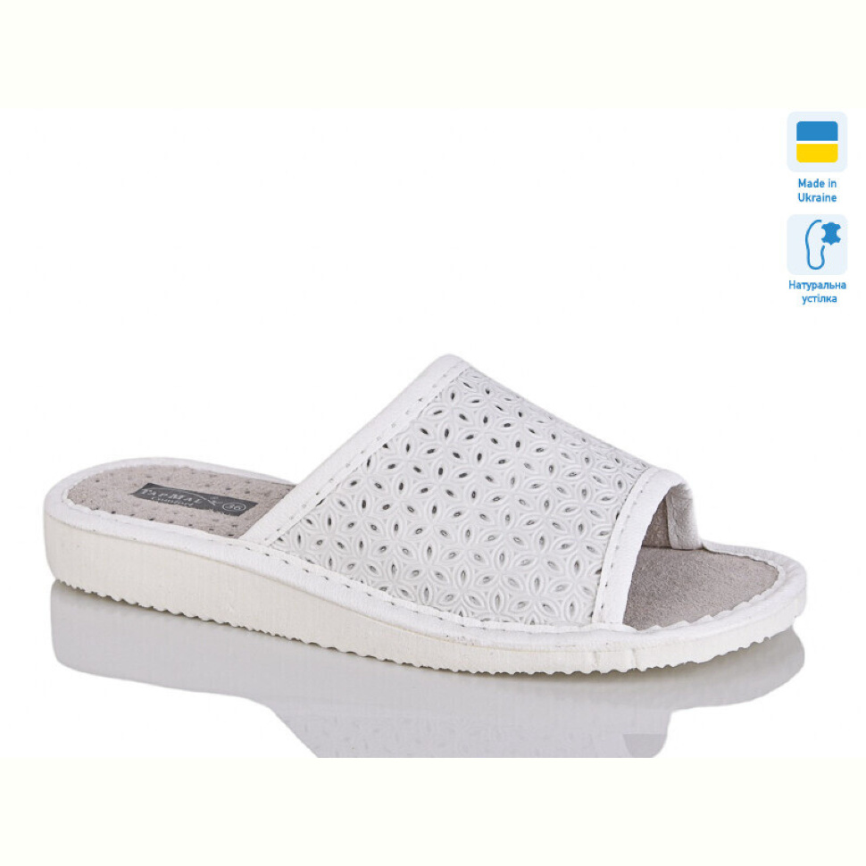 Шлепки Lot Shoes 1-9 білий комн. Шлепки Lot Shoes 1-9 білий комн.