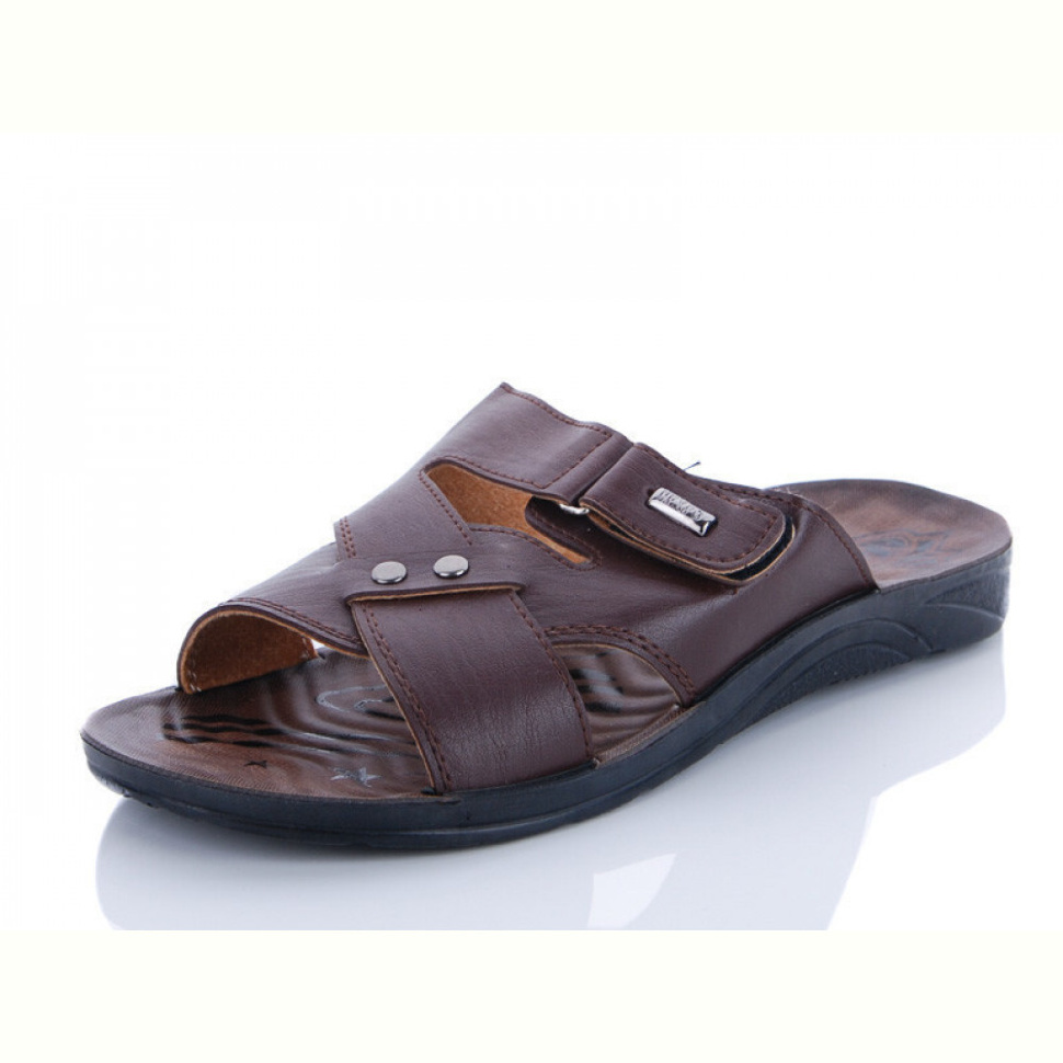 Шлепки Makers Shoes 1614 d.brown