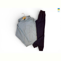 Спортивный костюм Sport style 115-1023 олива-чорний