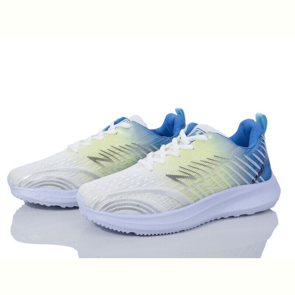 Кроссовки Violeta 182-36 white-green