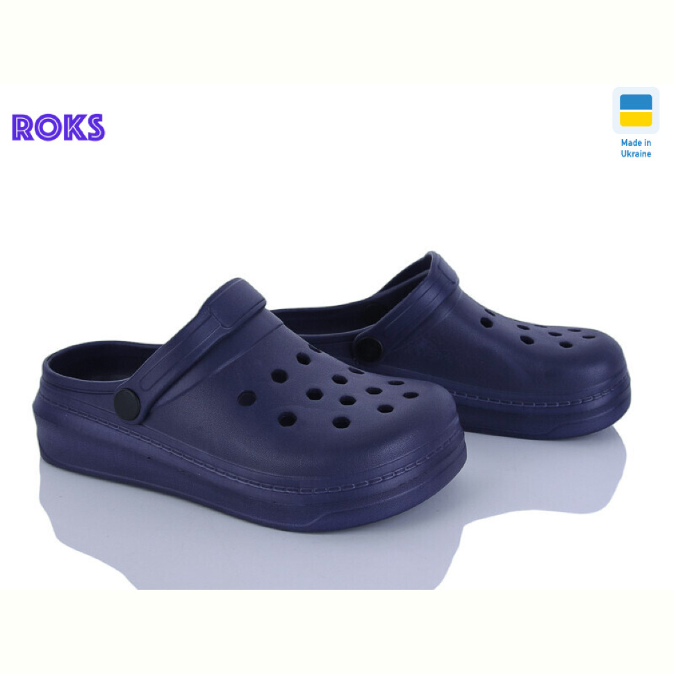 Шлепки Roks 312 т.синій
