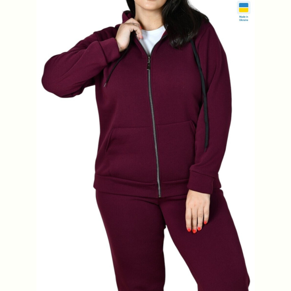 Спортивный костюм Sport style 12 бордовий