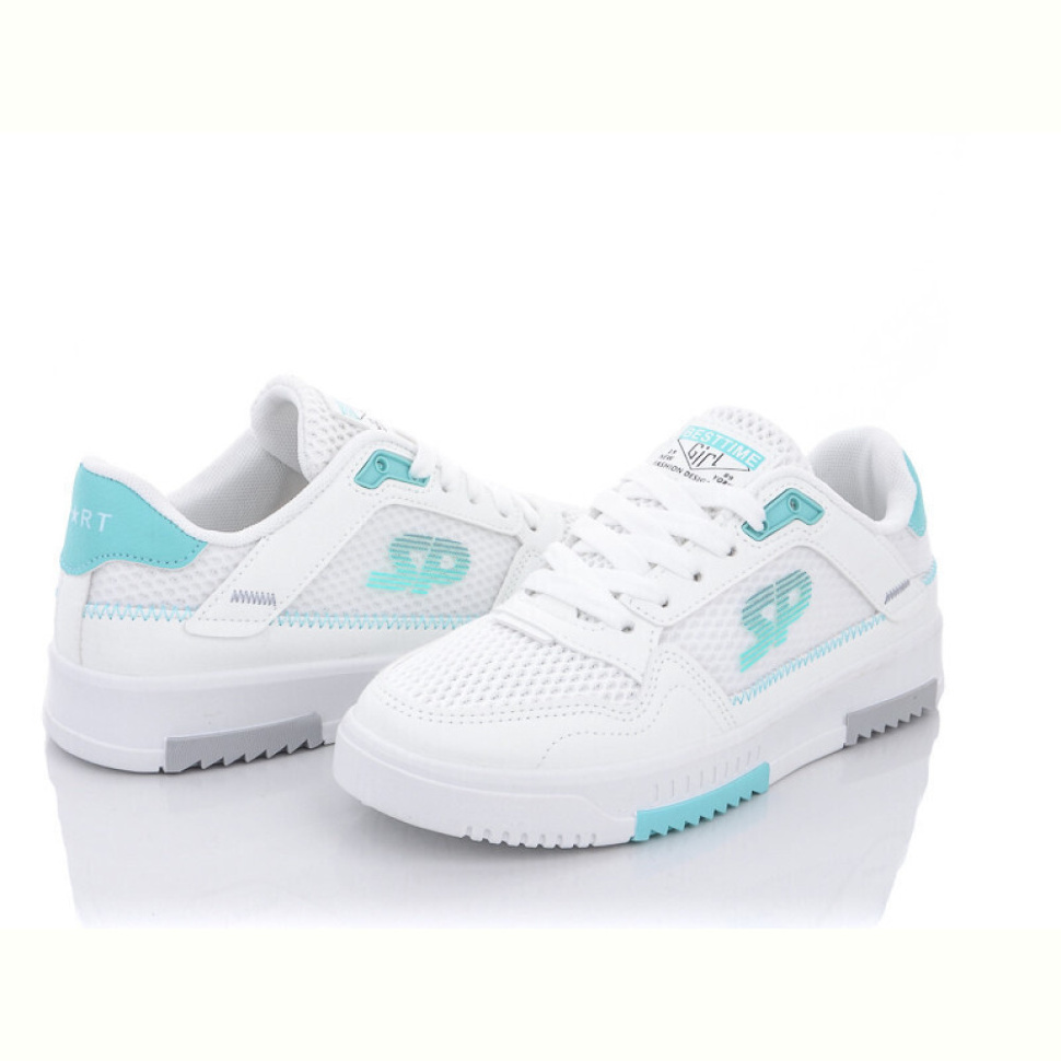 Кроссовки Violeta 203-33 white-green