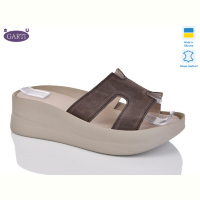 Шлепки Garti 0094 корич замш