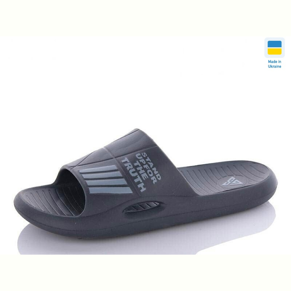 Шлепки DeMur 6141 графіт