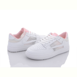 Кроссовки Violeta 194-1 white-pink