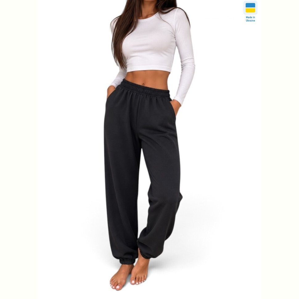 Спортивные брюки Sport style 80055 графіт