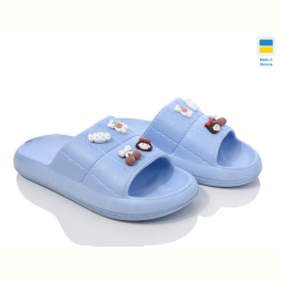 Шлепки Inblue ПЖ52 блакитний
