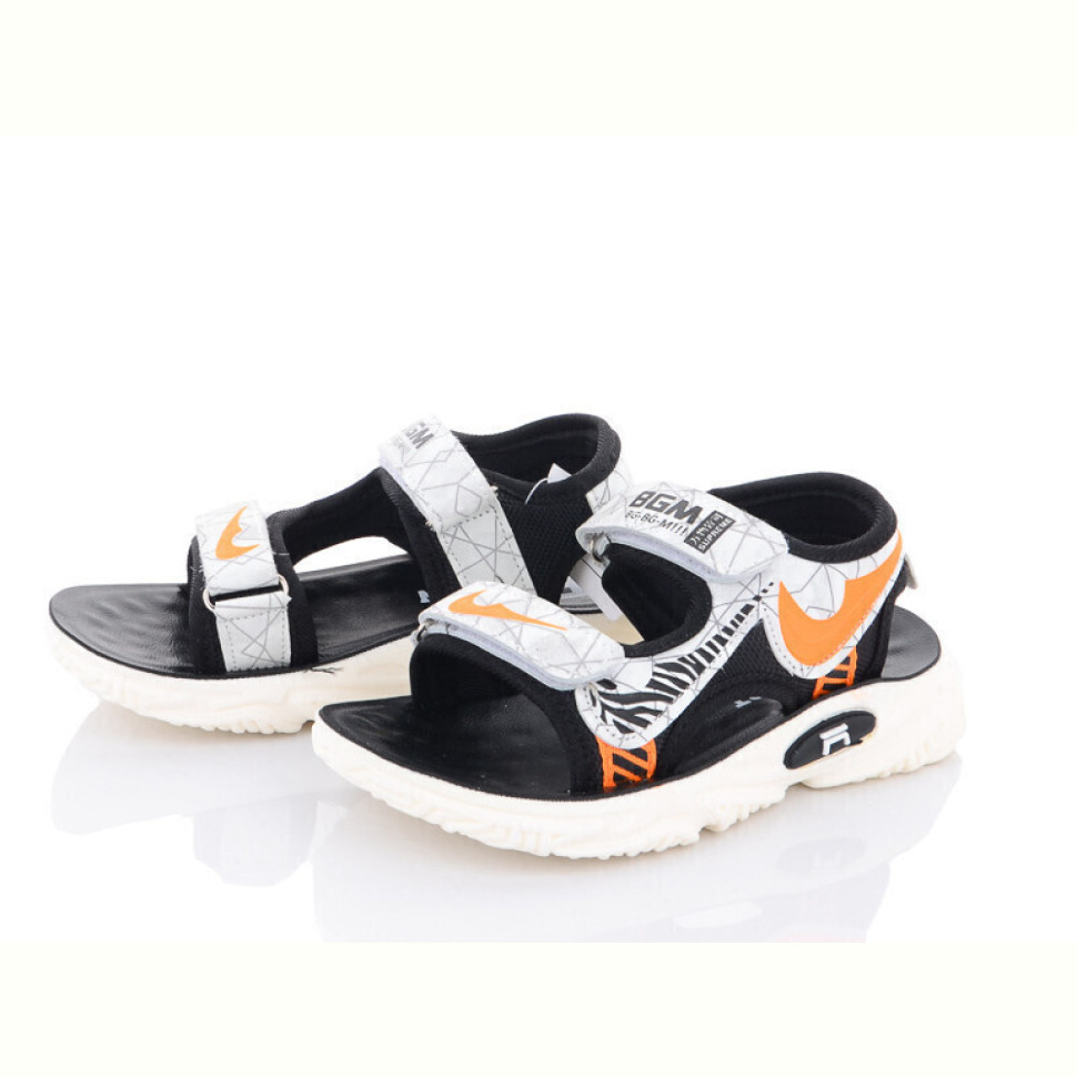 Сандалии Violeta DL45(B01) white-orange