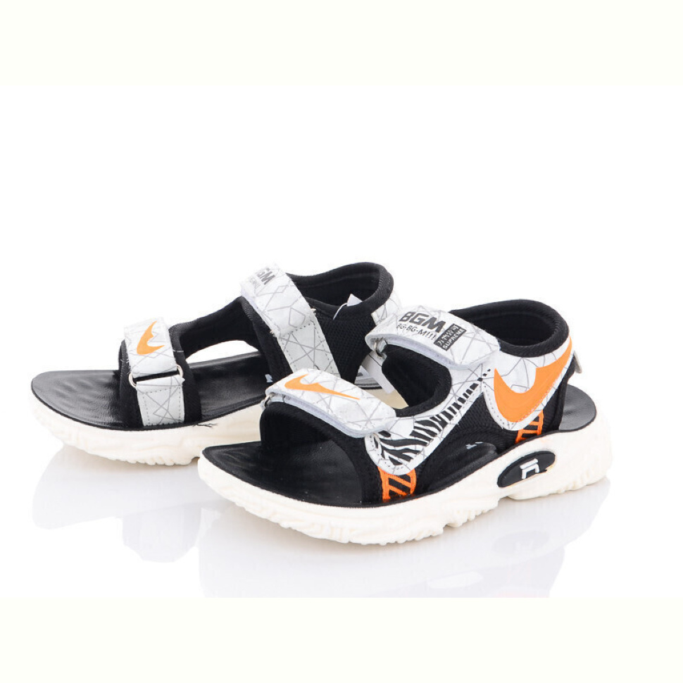 Сандалии Violeta DL45(B01) white-orange