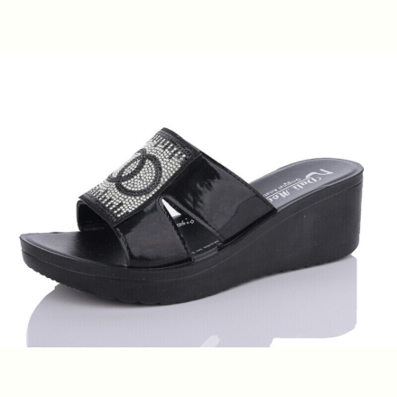 Шлепки Sali-2 0970B lak black