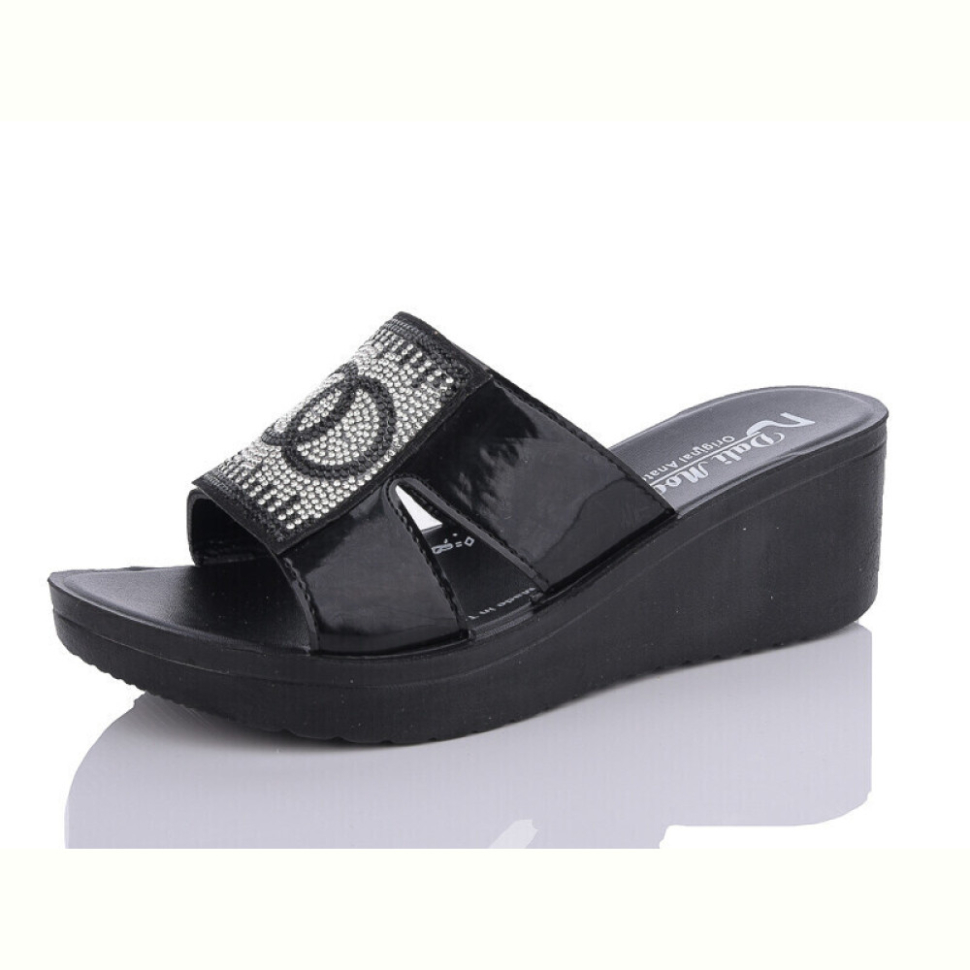 Шлепки Sali-2 0970B lak black