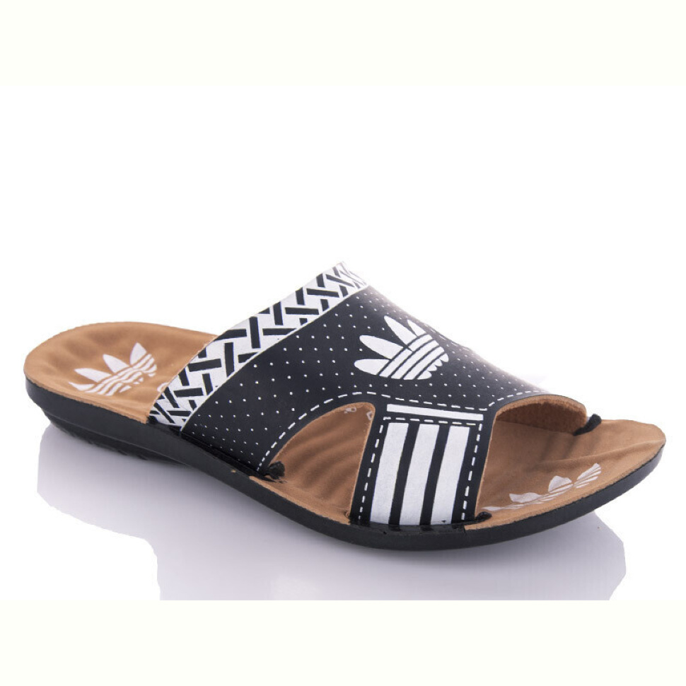 Шлепки DeMur K26-Adik black-white (30-35)