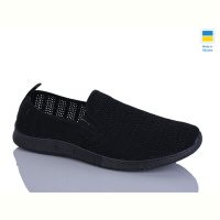 Слипоны Lot Shoes N929 чорний