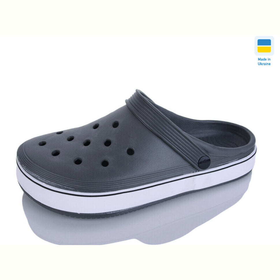 Кроксы M&L  Alex13 B16 сірий