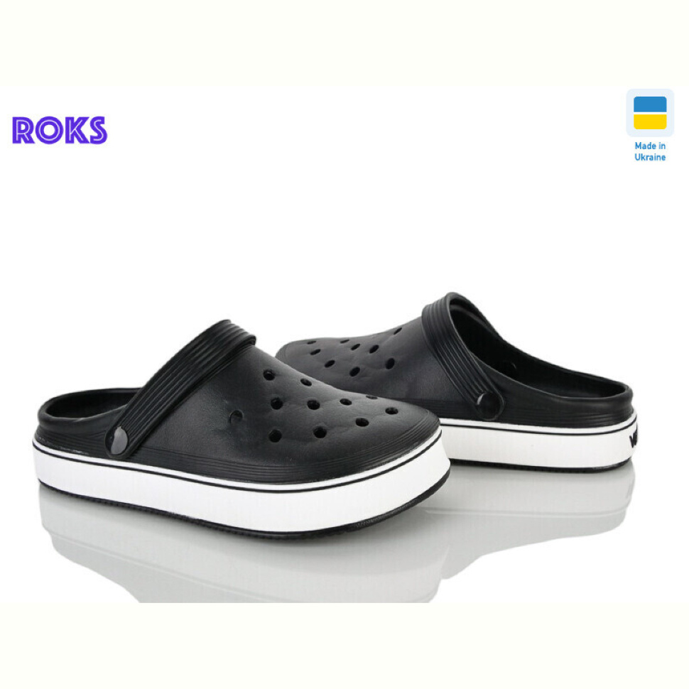 Кроксы Roks 1004 чорний Кроксы Roks 1004 чорний