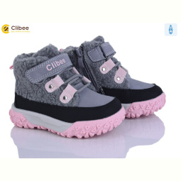 Ботинки Clibee TA32 grey-pink
