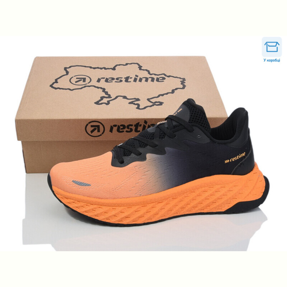 Кроссовки Restime CML25516 orange-black