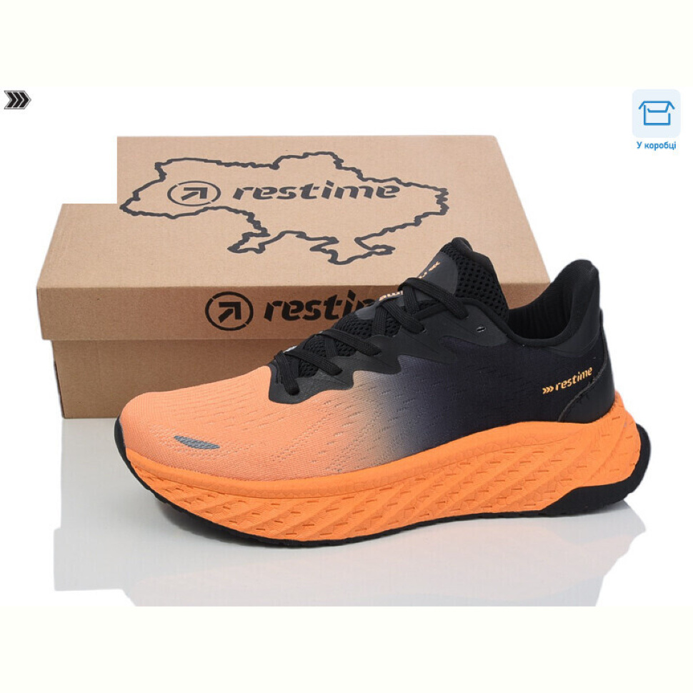 Кроссовки Restime CML25516 orange-black