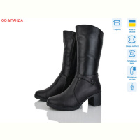 Сапоги QQ&Панда 605-1 чорний