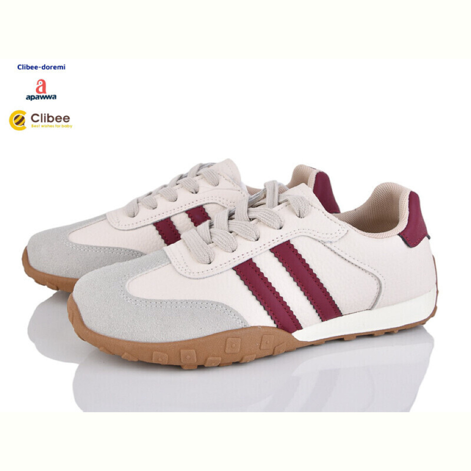 Кроссовки Clibee-Doremi DB3500-1 beige-red