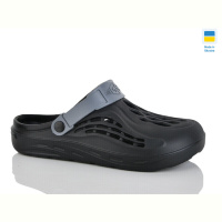 Кроксы DeMur СМ129 чор-сір.