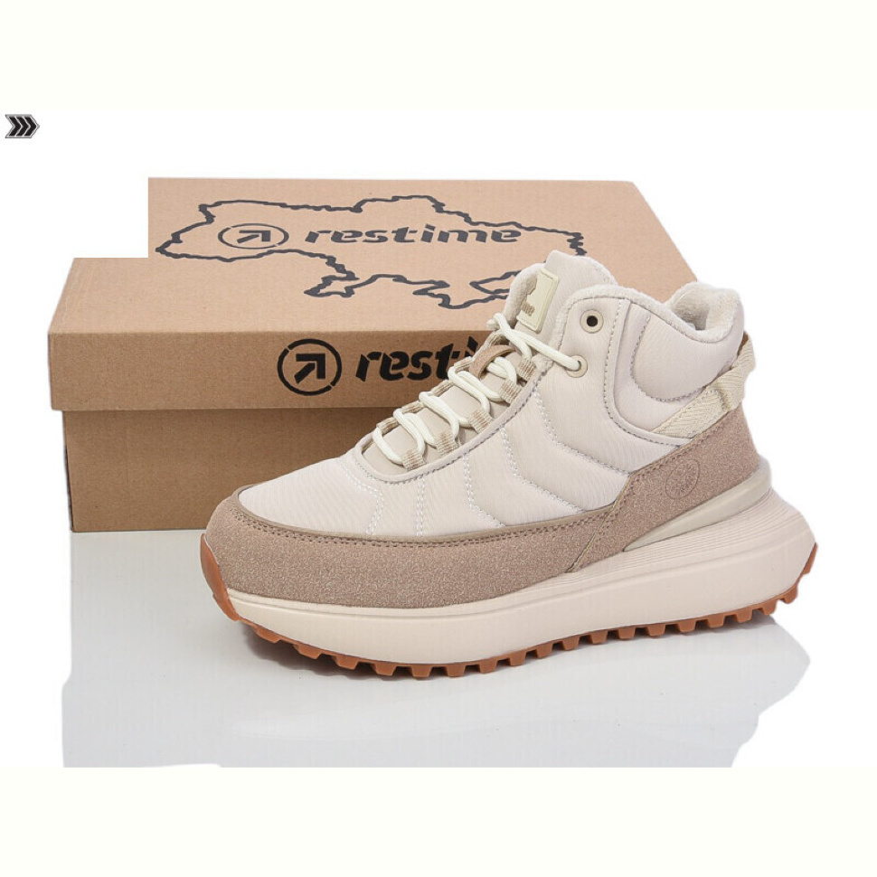 Ботинки Restime AWZ24295 beige Ботинки Restime AWZ24295 beige