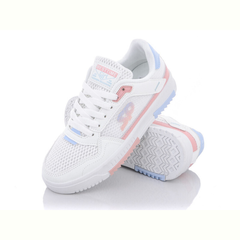 Кроссовки Violeta 203-33 white-pink