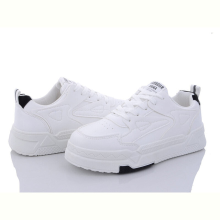 Кроссовки Violeta 45-96 white-black