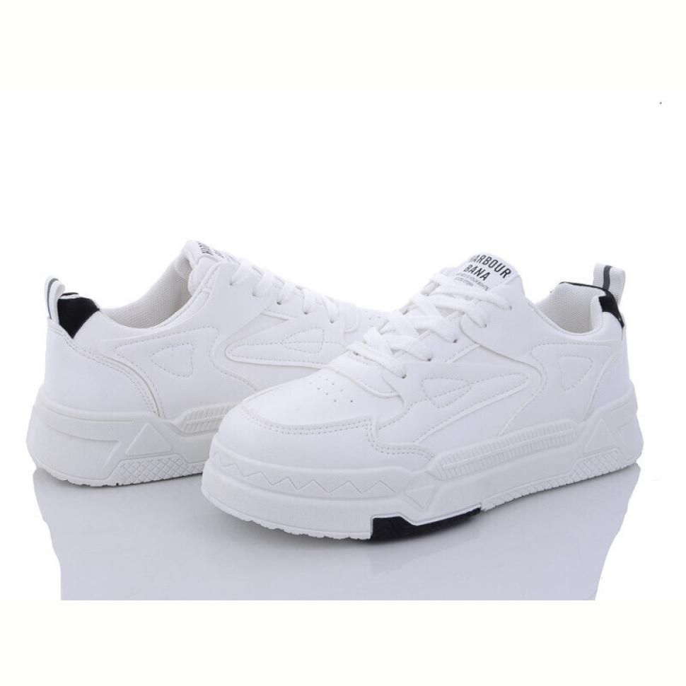 Кроссовки Violeta 45-96 white-black