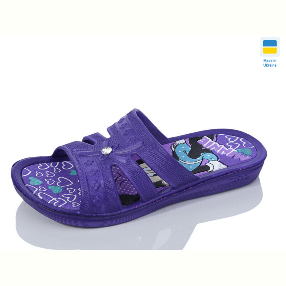 Шлепки M&L  Alex13 Мікі бузок