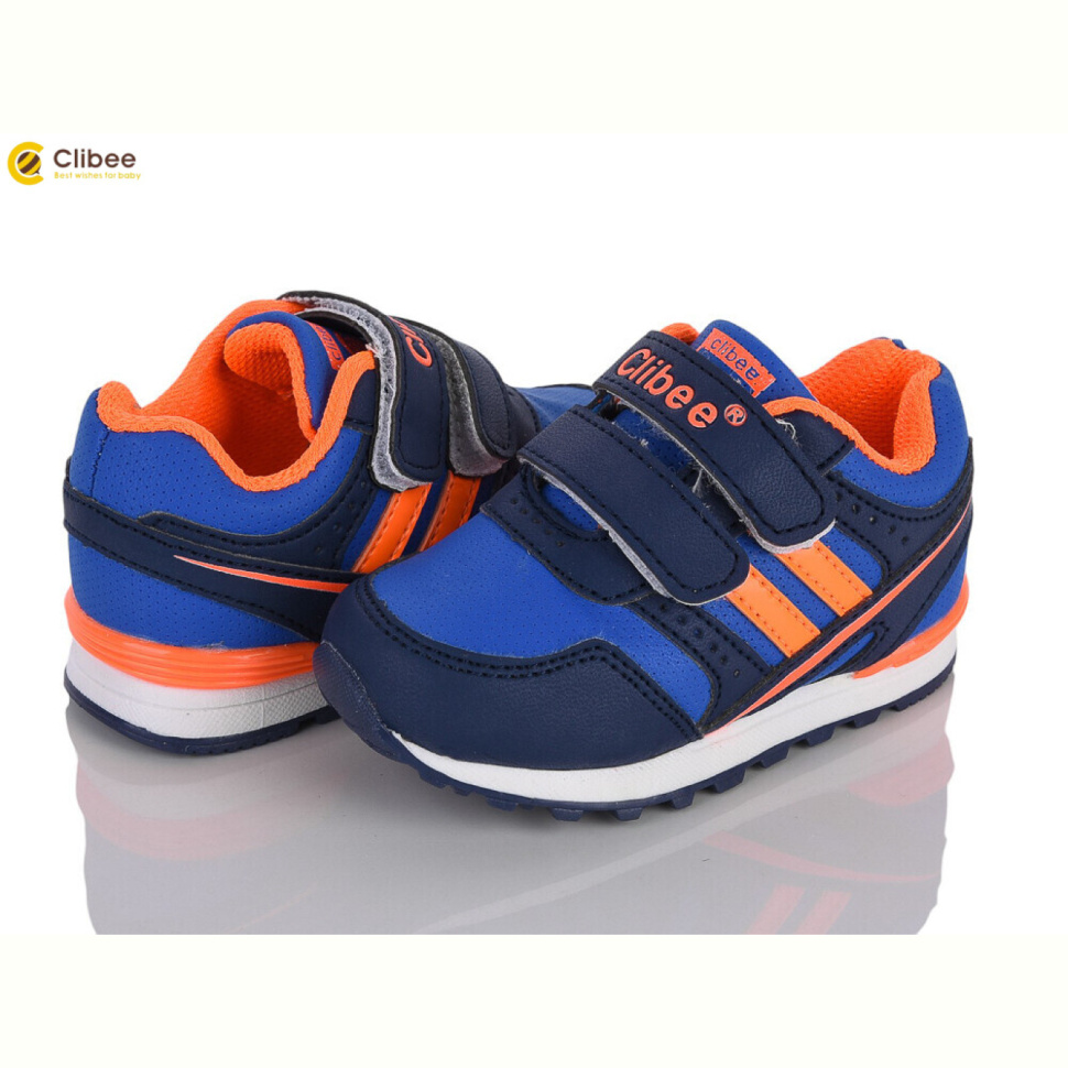 Кроссовки Clibee F632 d.blue-orange