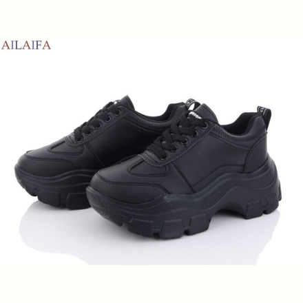 Кроссовки Ailaifa A07-1 all black піна
