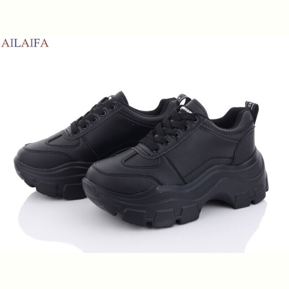 Кроссовки Ailaifa A07-1 all black піна