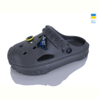 Кроксы M&L  Alex13 B13 т.сірий