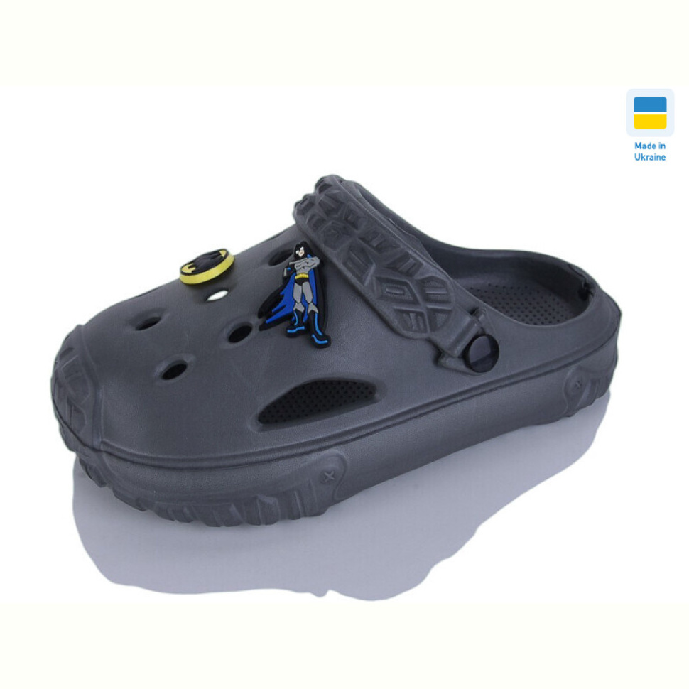 Кроксы M&L  Alex13 B13 т.сірий