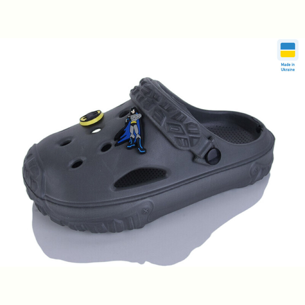 Кроксы M&L  Alex13 B13 т.сірий