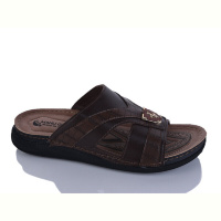 Шлепки Oscar 01-40 корич.к.